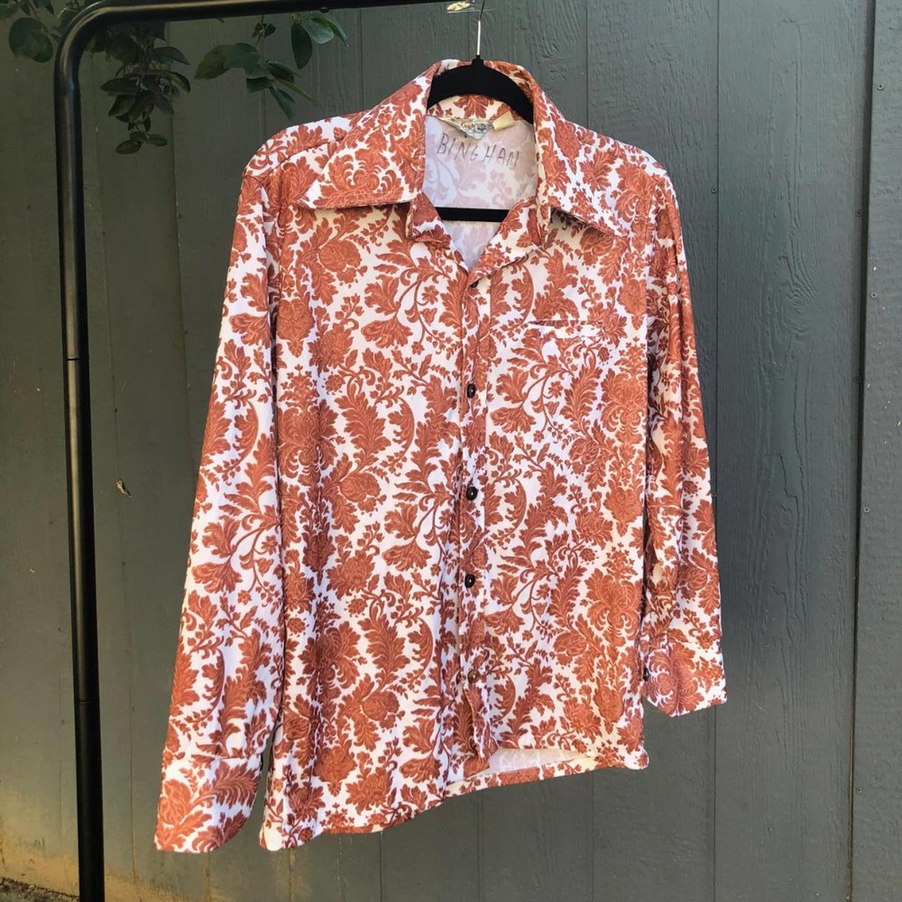 Vintage David Langman California Capri 70s shirt